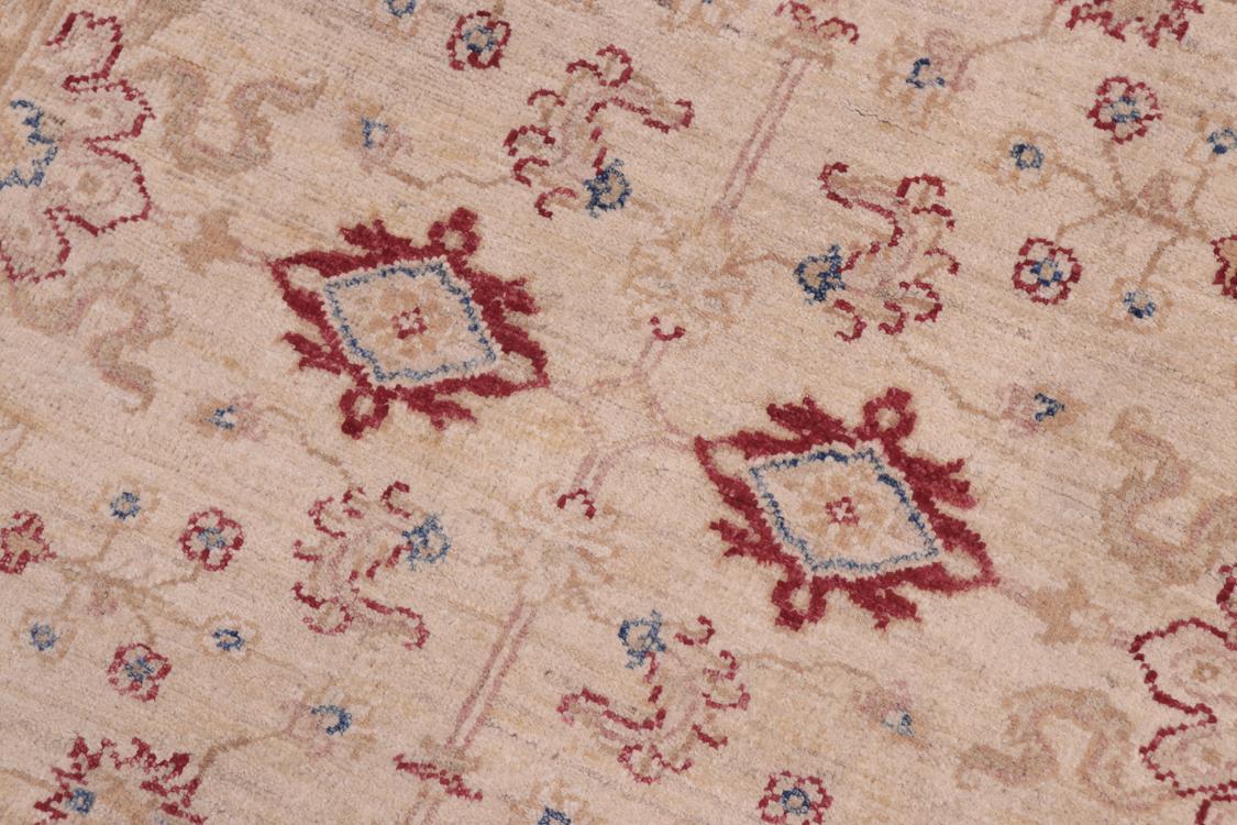 handmade Traditional Kafkaz Ivory Red Hand Knotted RECTANGLE 100% WOOL area rug 3 x 5