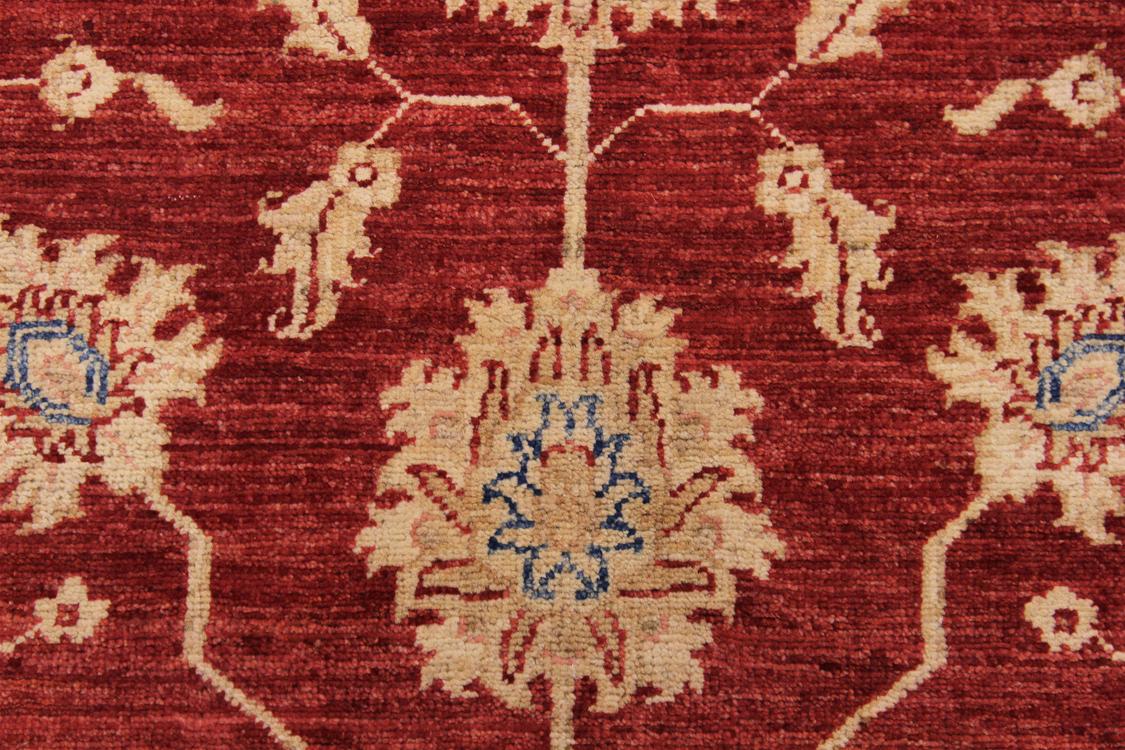 handmade Traditional Kafkaz Red Ivory Hand Knotted RECTANGLE 100% WOOL area rug 3 x 5