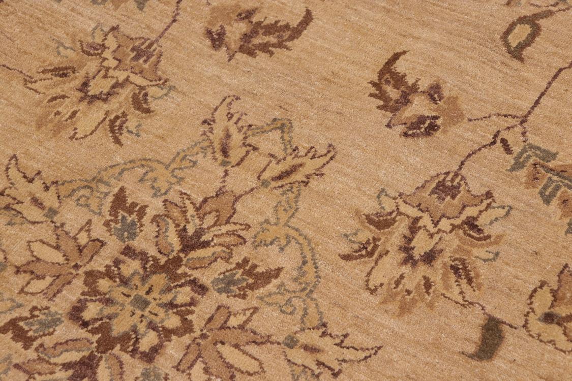 handmade Traditional Kafkaz Tan Brown Hand Knotted RECTANGLE 100% WOOL area rug 10 x 14