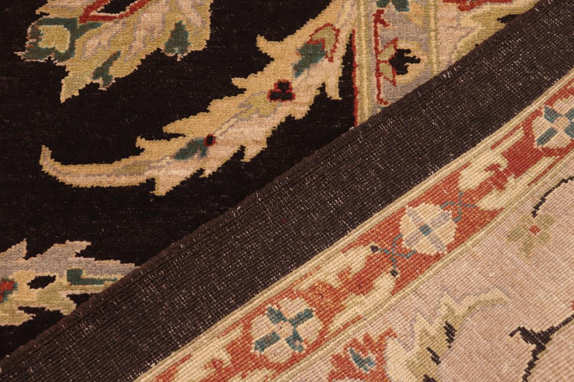 handmade Traditional Kafkaz Brown Tan Hand Knotted RECTANGLE 100% WOOL area rug 10 x 14