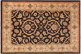 Oriental Ziegler Teri Brown/Tan Hand-Knotted Wool Rug - 10'0'' x 13'10''
