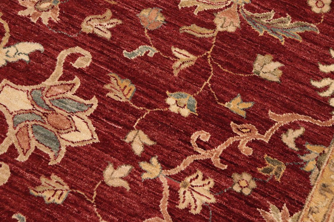 handmade Traditional Kafkaz Red Blue Hand Knotted RECTANGLE 100% WOOL area rug 10 x 14