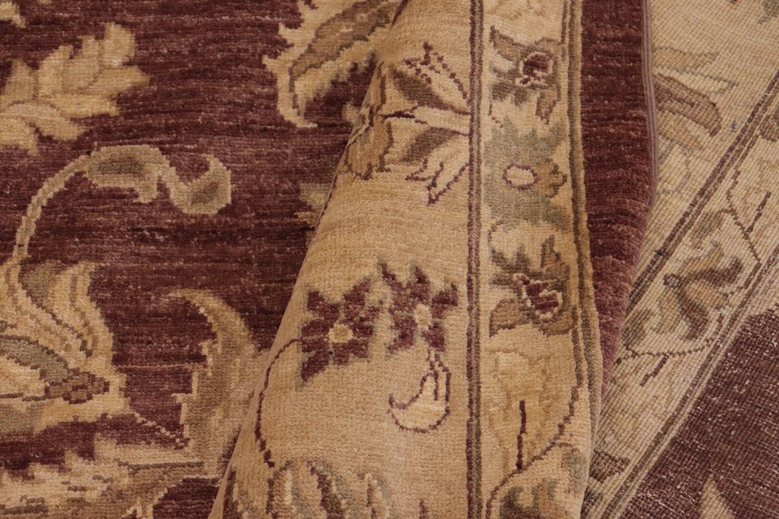 handmade Traditional Kafkaz Brown Tan Hand Knotted RECTANGLE 100% WOOL area rug 10 x 14