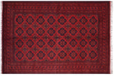 handmade Tribal Biljik Khal Mohammadi Red Blue Hand Knotted RECTANGLE 100% WOOL area rug 7x10