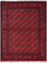 handmade Tribal Biljik Khal Mohammadi Red Blue Hand Knotted RECTANGLE 100% WOOL area rug 5x7
