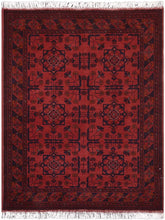handmade Tribal Biljik Khal Mohammadi Red Blue Hand Knotted RECTANGLE 100% WOOL area rug 3x5