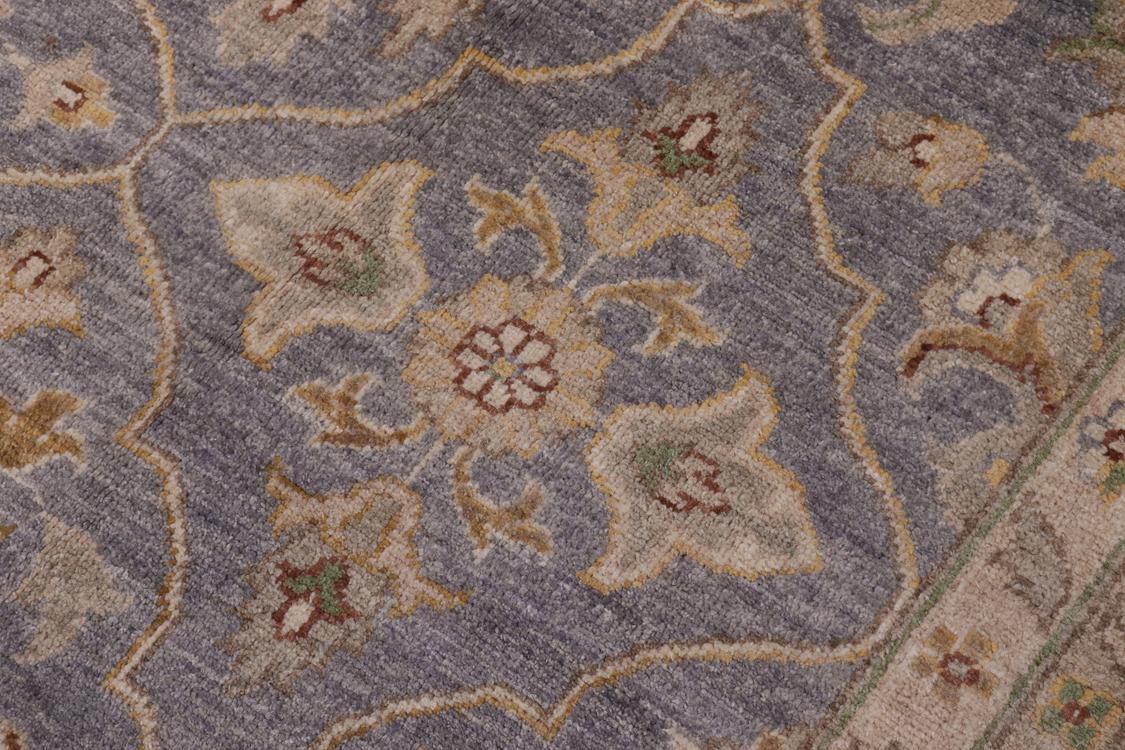 handmade Traditional Kafkaz Gray Beige Hand Knotted RECTANGLE 100% WOOL area rug 10 x 14