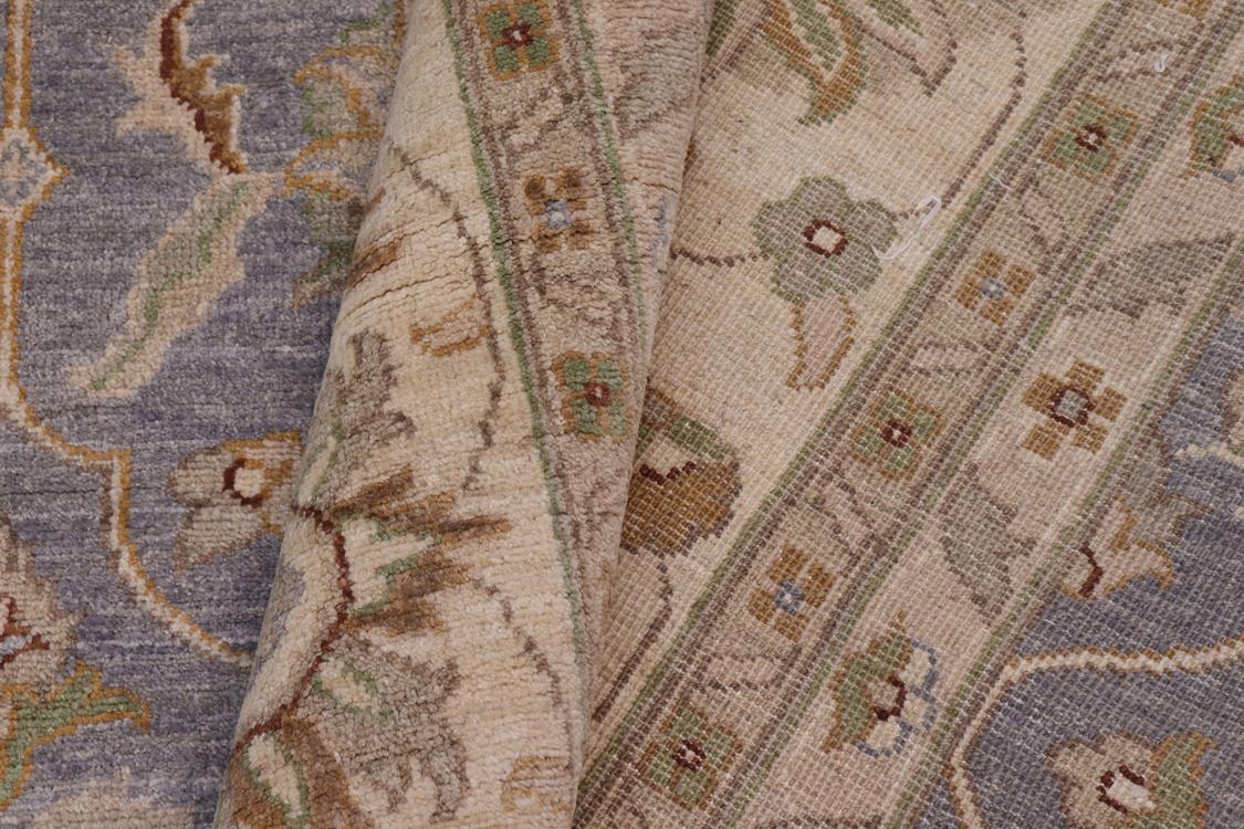 handmade Traditional Kafkaz Gray Beige Hand Knotted RECTANGLE 100% WOOL area rug 10 x 14