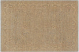 Eclectic Ziegler Vikki Tan/Beige Hand-Knotted Wool Rug - 3'11'' x 5'9''