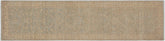 handmade Traditional Kafkaz Grey Beige Hand Knotted RUNNER 100% WOOL area rug 3' x 10'