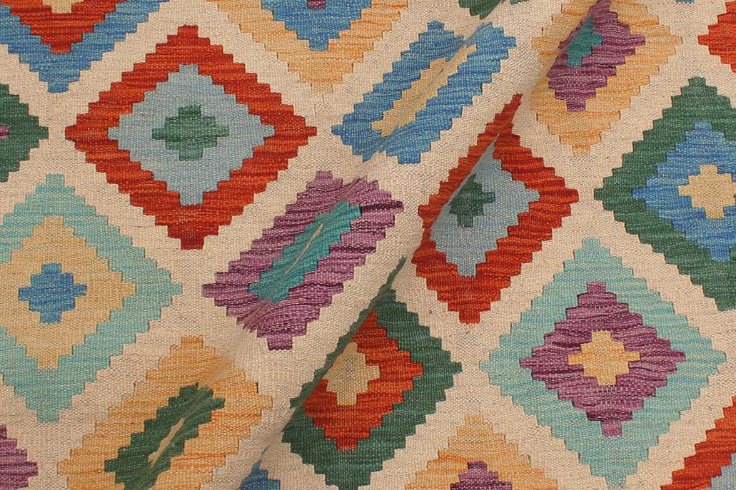 Flat Weave Kilim, Antique, Navaho, Vintage, Handmade, Geometric Kilim Beige Gray Hand-Woven Rectangle 100% Wool Area Rug 6 x 8