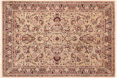 handmade Traditional Aness Beige Rust Hand Knotted RECTANGLE 100% WOOL area rug 10x13