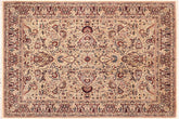 handmade Traditional Aness Beige Rust Hand Knotted RECTANGLE 100% WOOL area rug 10x13