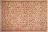handmade Traditional Lahore Gold Gold Hand Knotted RECTANGLE 100% WOOL area rug 10'X14'