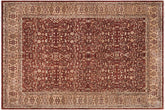 handmade Traditional Lahore Copper Tan Hand Knotted RECTANGLE 100% WOOL area rug 10'X14'