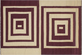 handmade Modern Kilim Beige Purple Hand-Woven RECTANGLE 100% WOOL area rug 6 x 10