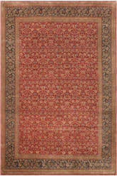 handmade Traditional Red Blue Hand Knotted RECTANGLE 100% WOOL area rug 10'X14'