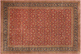 handmade Traditional Red Blue Hand Knotted RECTANGLE 100% WOOL area rug 10'X14'