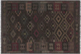 Rustic Turkish Kilim Louis Hand-Woven Wool Rug - 5'9'' x 7'10''