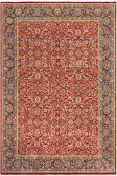 handmade Traditional Design Red Teal Hand Knotted RECTANGLE 100% WOOL area rug 10'X14'