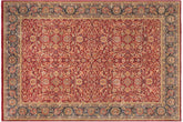 handmade Traditional Design Red Teal Hand Knotted RECTANGLE 100% WOOL area rug 10'X14'