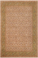 handmade Traditional Veg Dye Lt. Gray Green Hand Knotted RECTANGLE 100% WOOL area rug 10'X14'