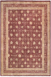 handmade Traditional Design Drk. Red Drk. Red Hand Knotted RECTANGLE 100% WOOL area rug 10'X14'