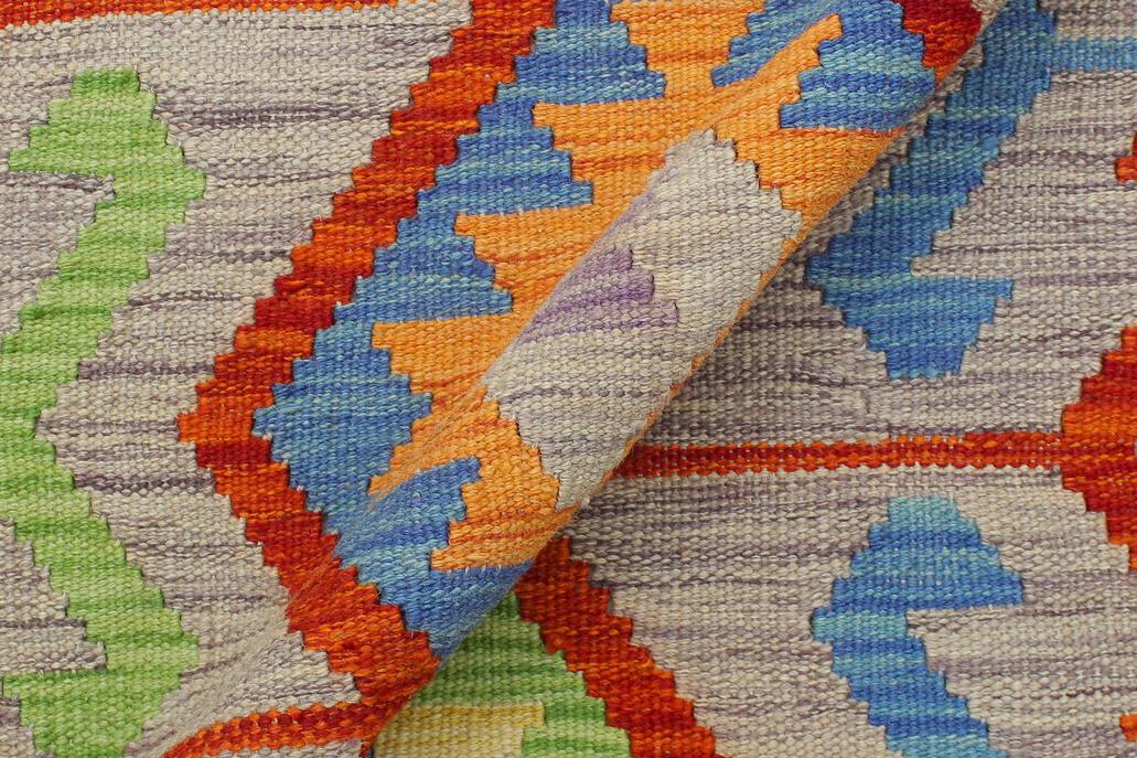 Flat Weave Kilim, Antique, Navaho, Vintage, Handmade, Geometric Kilim Purple Rust Hand-Woven Rectangle 100% Wool Area Rug 7 x 10