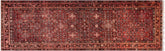 handmade Traditional Tabriz Red Brown Hand Knotted RUNNER 100% WOOL area rug 3 x 10