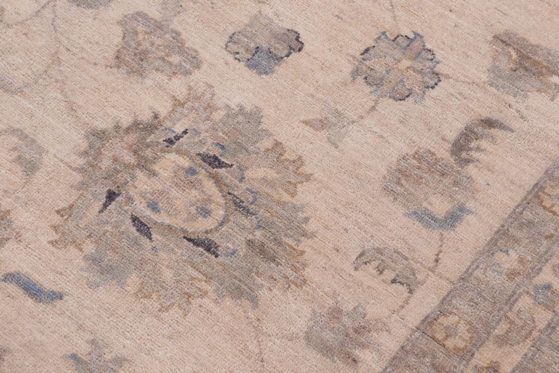 handmade Traditional Kafkaz Beige Tan Hand Knotted RECTANGLE 100% WOOL area rug 12 x 15