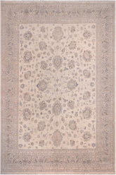handmade Traditional Kafkaz Beige Tan Hand Knotted RECTANGLE 100% WOOL area rug 12X15