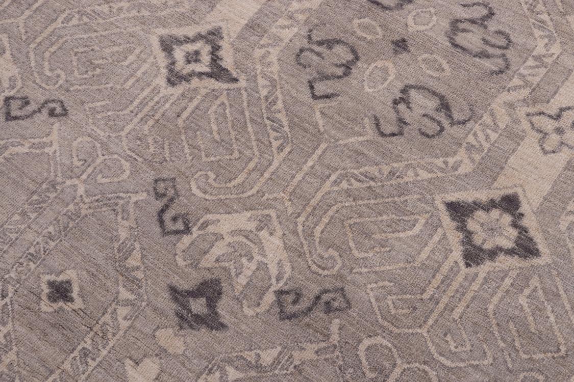 handmade Traditional Kafkaz Blue Tan Hand Knotted RECTANGLE 100% WOOL area rug 12 x 15