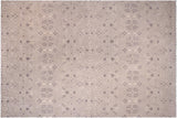 Bohemian Ziegler Griffin Blue/Tan Hand-Knotted Wool Rug - 12'1'' x 14'7''