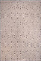 handmade Traditional Kafkaz Blue Tan Hand Knotted RECTANGLE 100% WOOL area rug 12X15