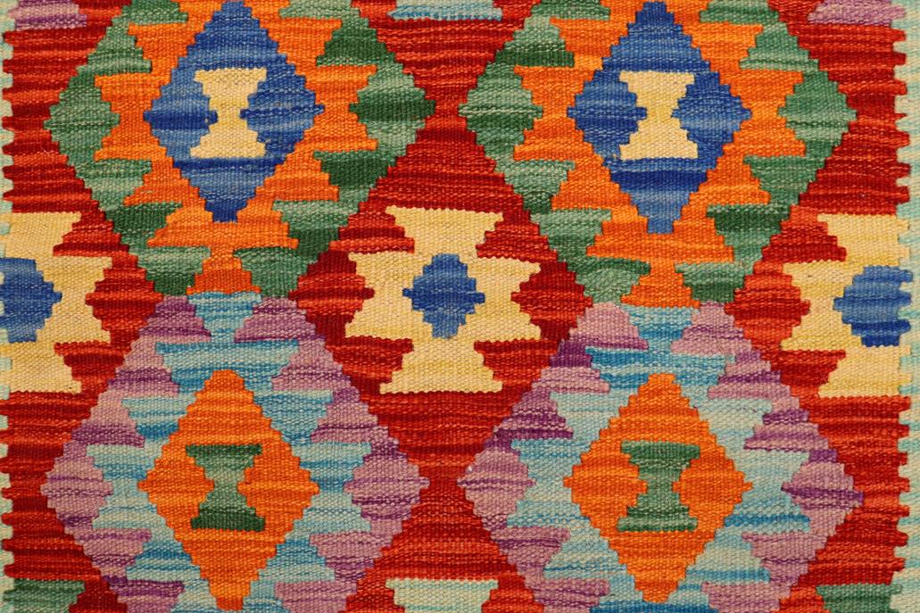 Flat Weave Kilim, Antique, Navaho, Vintage, Handmade, Geometric Kilim Rust Gray Hand-Woven Rectangle 100% Wool Area Rug 4 x 5