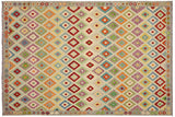 Contemporary Turkish Kilim Natalee Hand-Woven Wool Rug -8'4'' x 11'4''