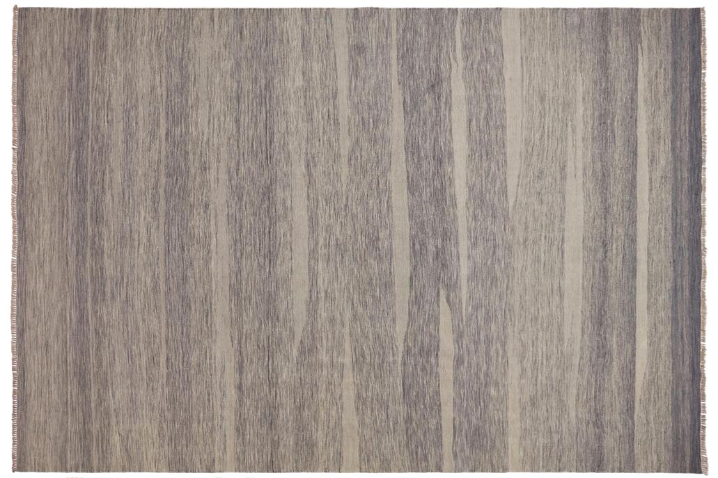 Flat Weave Kilim, Antique, Navaho, Vintage, Handmade, Modern Kilim Gray Gray Hand-Woven Rectangle 100% Wool Area Rug 8 x 10