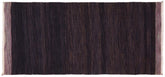 handmade Modern Kilim Blue Purple Hand-Woven RUNNER 100% WOOL area rug 4 x 7