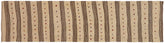 handmade Modern Kilim Brown Red Hand-Woven RUNNER 100% WOOL area rug 3 x 11