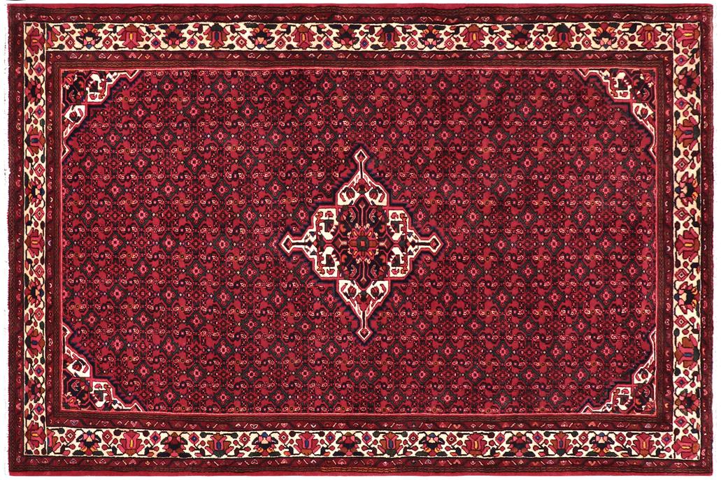 handmade Traditional Tabriz Red Beige Hand Knotted RECTANGLE 100% Wool Pile area rug 7x10