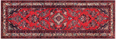 handmade Traditional Kashan Red Beige Hand Knotted RUNNER 100% WOOL area rug 3 x 9