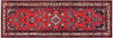 handmade Traditional Kashan Red Beige Hand Knotted RUNNER 100% Wool Pile area rug 3x9