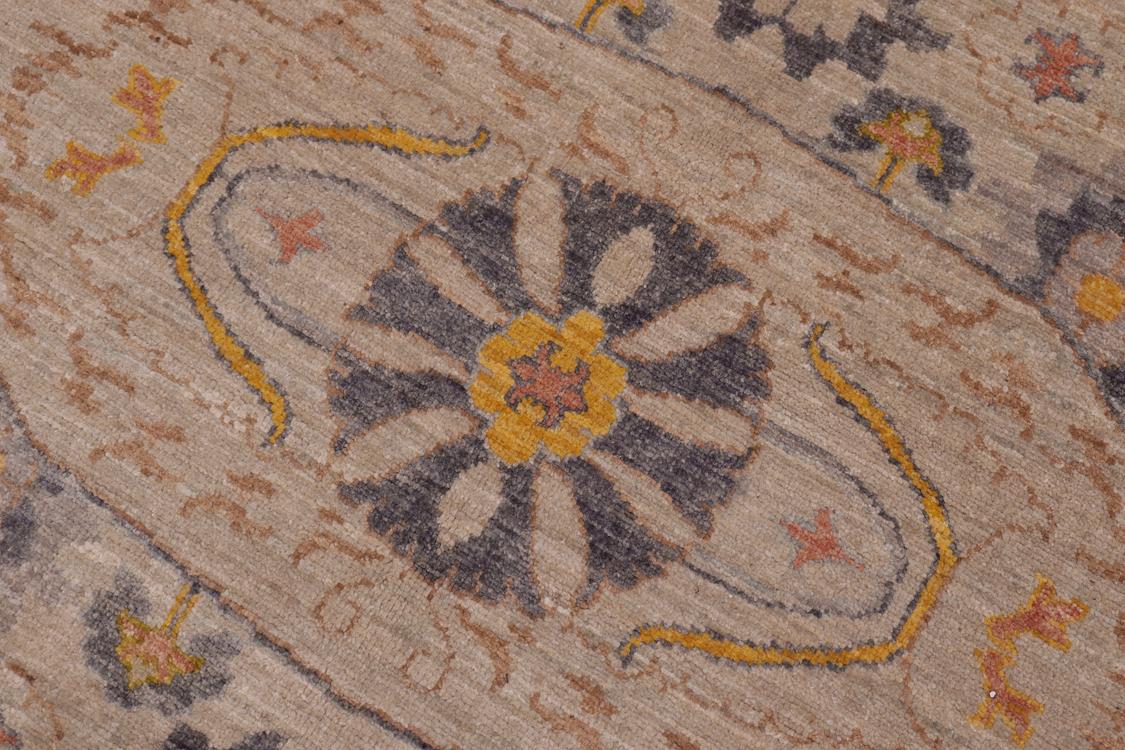 handmade Traditional Kafkaz Gray Lt. Green Hand Knotted RECTANGLE 100% WOOL area rug 9 x 12