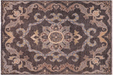 handmade Traditional Kafkaz Gray Blue Hand Knotted RECTANGLE 100% WOOL area rug 8' x 10'