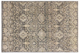 handmade Transitional Kafkaz Gray Blue Hand Knotted RECTANGLE 100% WOOL area rug 5' x 8'