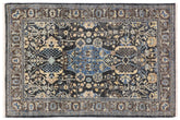 handmade Traditional Kafkaz Gray Blue Hand Knotted RECTANGLE 100% WOOL area rug 4x6