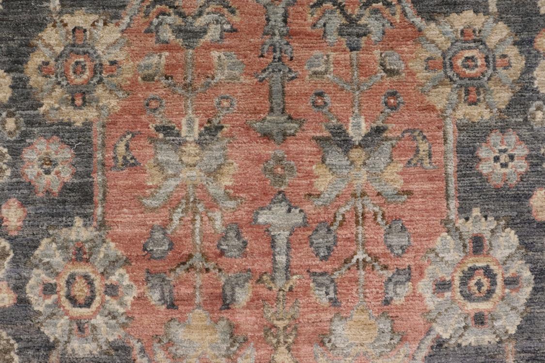 handmade Traditional Kafkaz Gray Rust Hand Knotted RECTANGLE 100% WOOL area rug 4 x 6