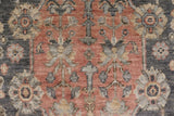 handmade Traditional Kafkaz Gray Rust Hand Knotted RECTANGLE 100% WOOL area rug 4 x 6