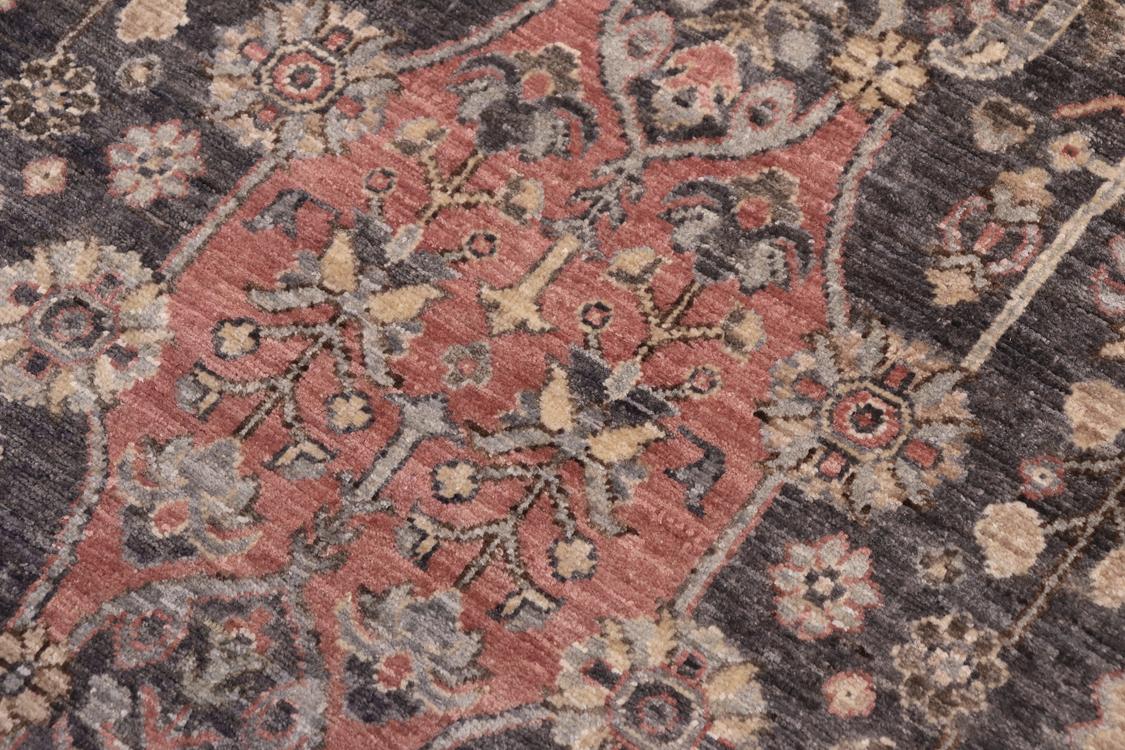 handmade Traditional Kafkaz Gray Tan Hand Knotted RECTANGLE 100% WOOL area rug 4 x 6