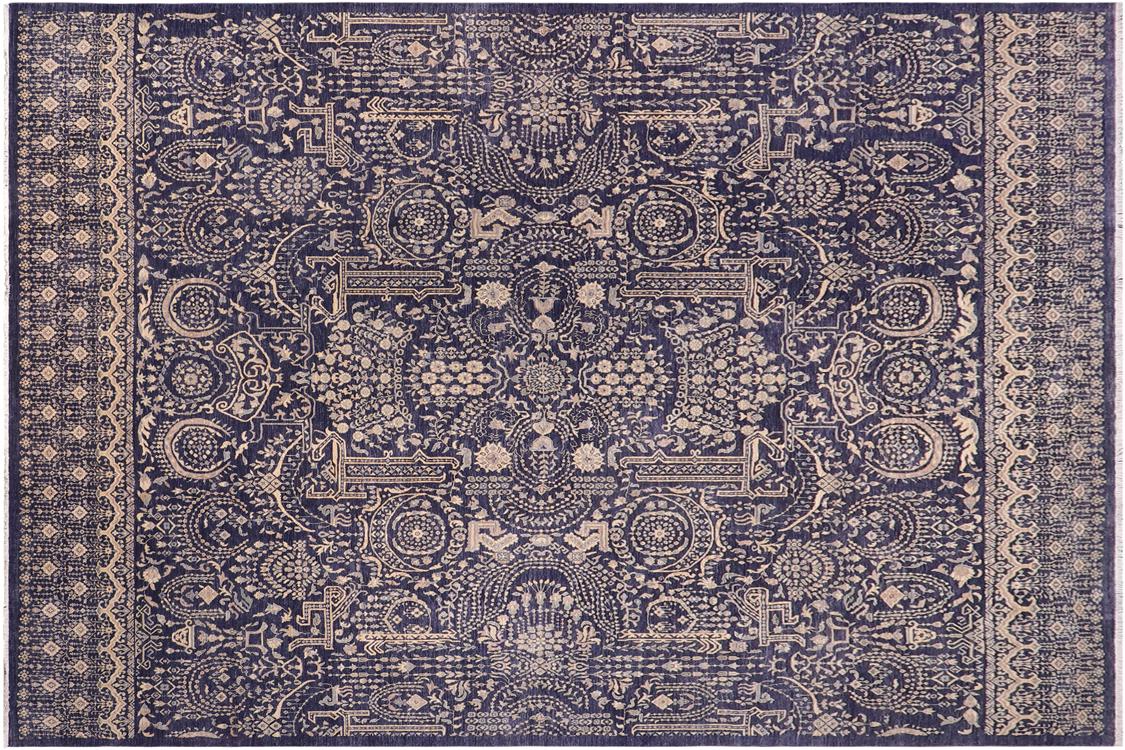 handmade Traditional Kafkaz Gray Beige Hand Knotted RECTANGLE 100% WOOL area rug 12 x 15